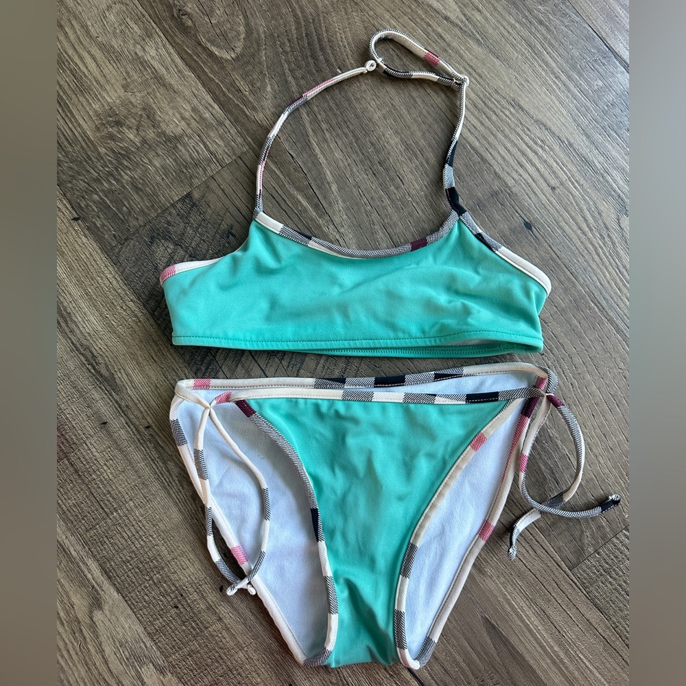 Used Burberry swimsuit for beautiful girl